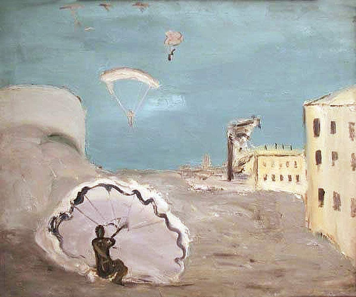 Спуск на парашюте, Aleksandr Drevin, 1932