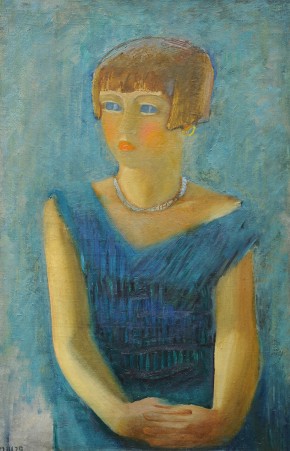 Девушка в голубом