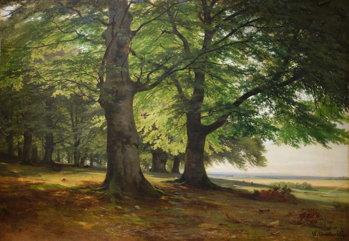 Тевтобургский Лес, Ivan Shishkin, 1865