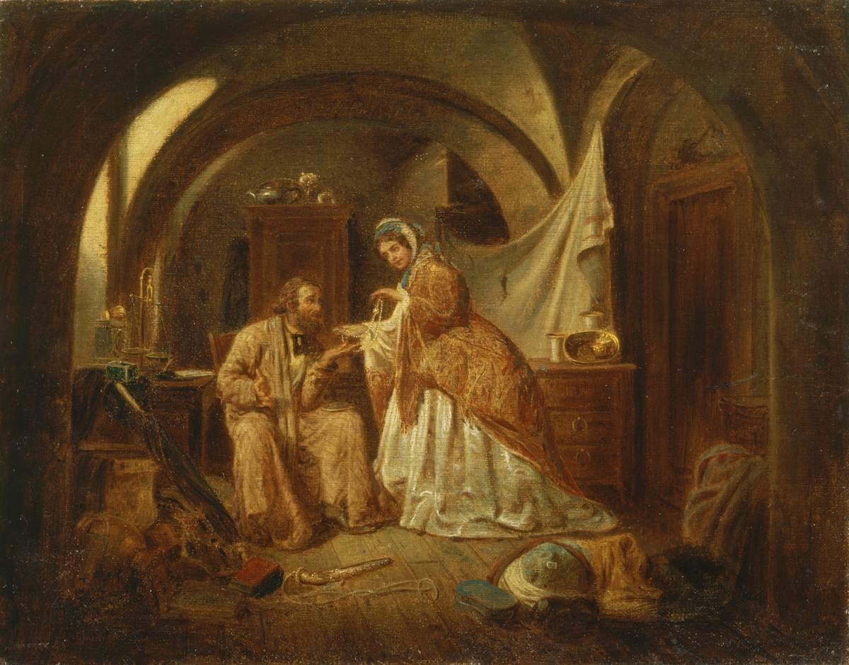 Ростовщик, Nikolay Shilder, before 1859