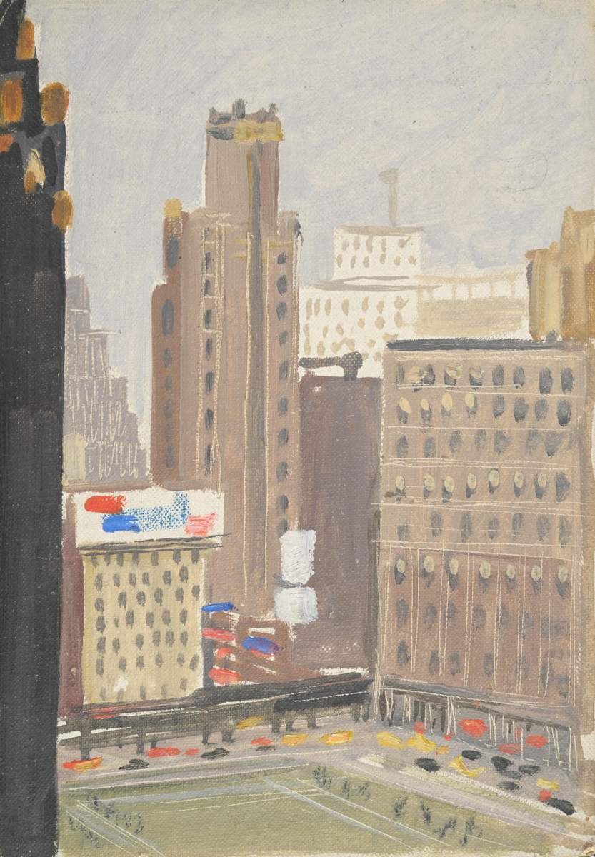Нью-Йорк, Aleksandr Deyneka, 1935