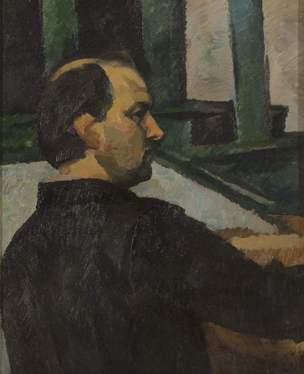 Автопортрет, Иванов Виктор Иванович, 1969