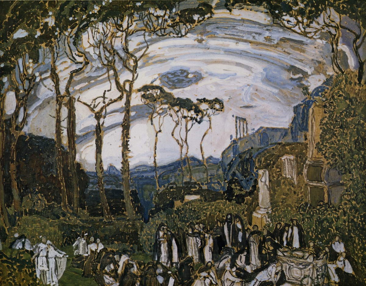 Гробница Эвридики, Aleksandr Golovin, 1911