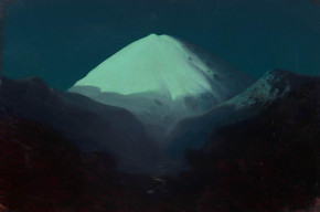 Эльбрус. Лунная ночь. Этюд