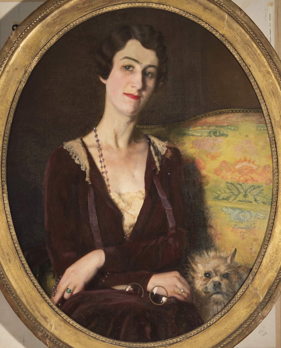 Портрет Е. С. Питс-Билибиной, Konstantin Somov, 1926