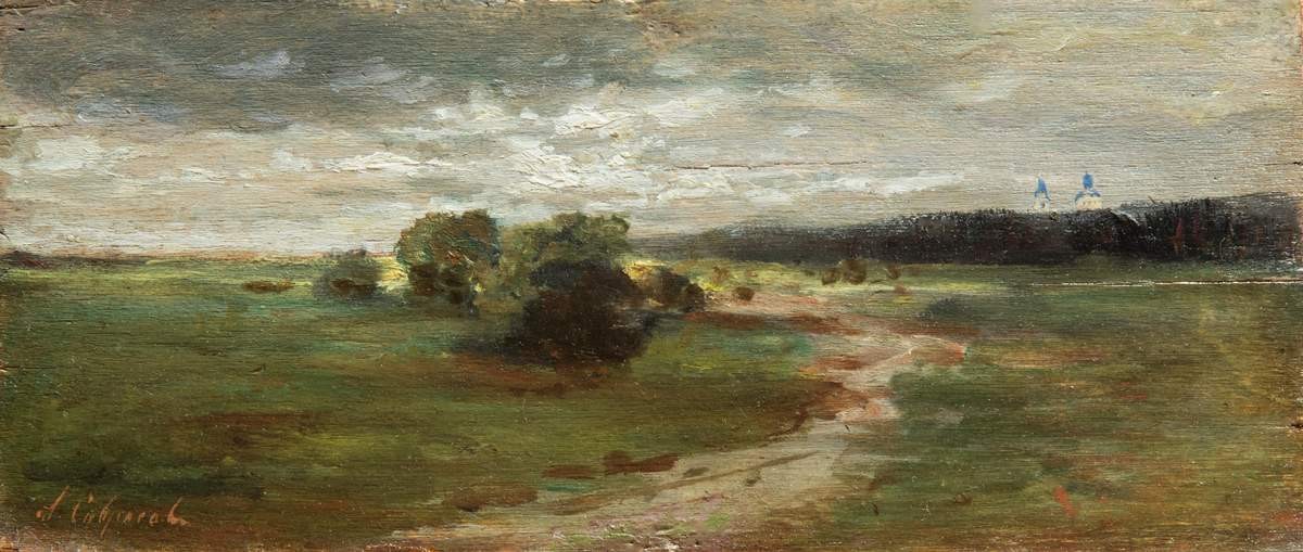 Сумрачный день, Alexei Savrasov, 1870s