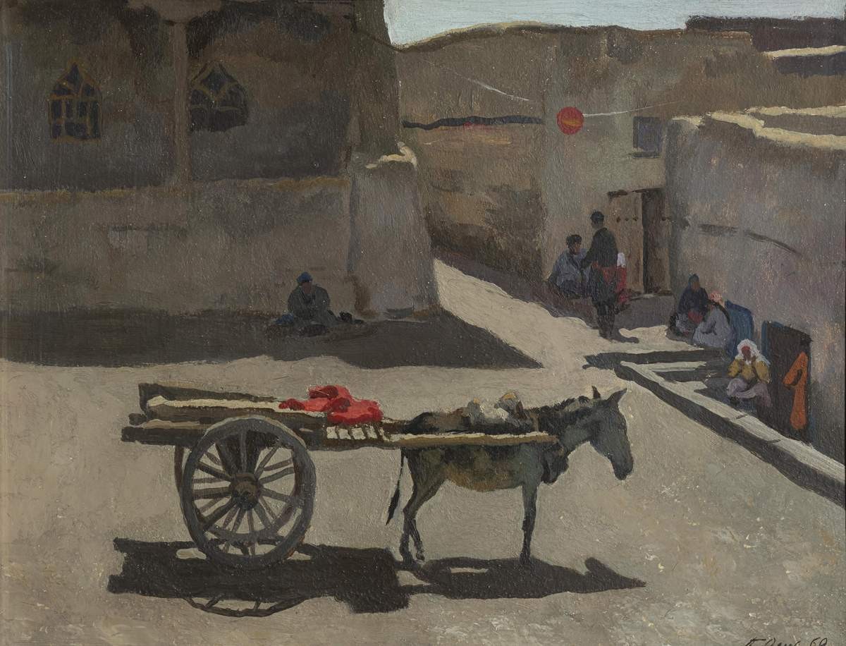 Ослик. Бухара, Pyotr Ossovsky, 1960