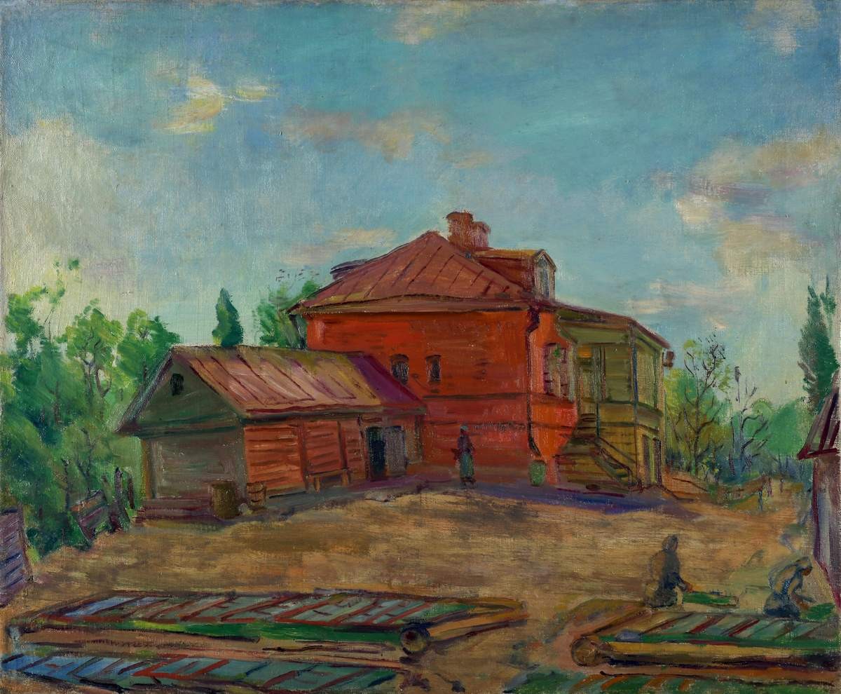 Мичуринский домик, Pavel Kuznetsov, 1939