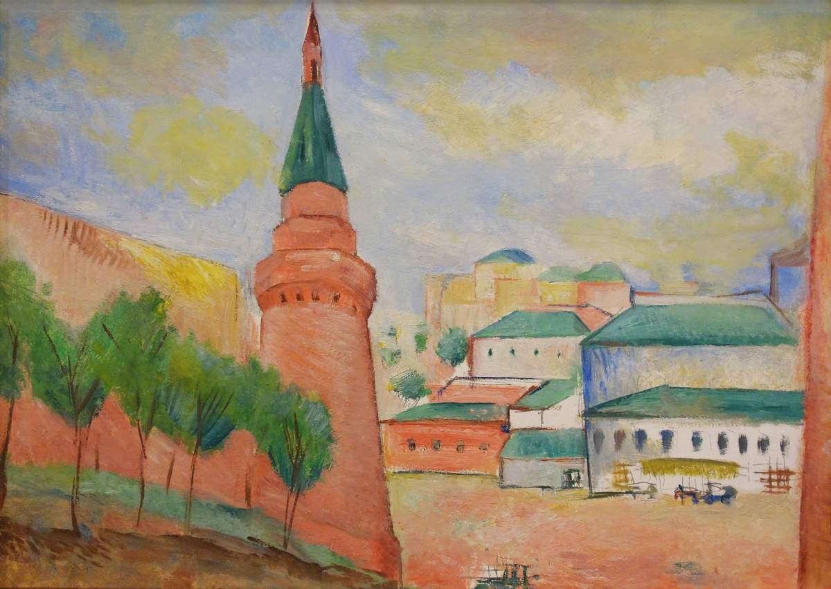 У стен Кремля, Pavel Kuznetsov, mid-1920s