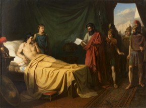 Доверие Александра Македонского к врачу Филиппу во время тяжкой болезни