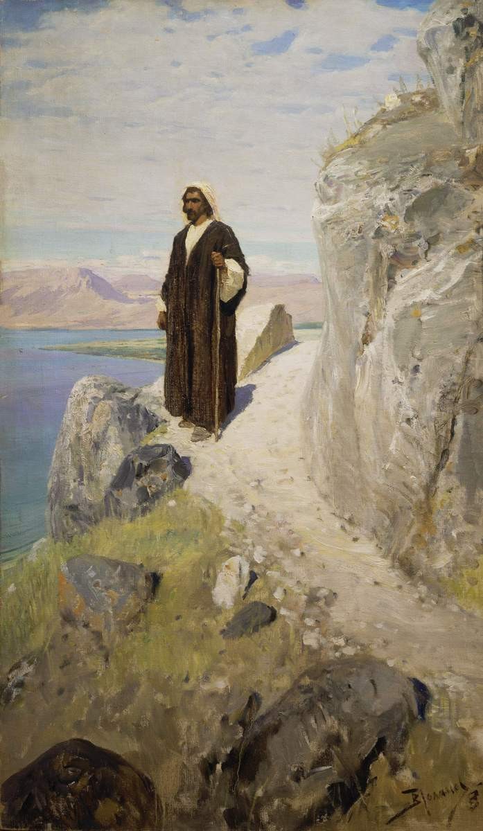 «Возвратился в Галилею в силе духа» (Христос на Генисаретском озере), Vasily Polenov, no later than 1909