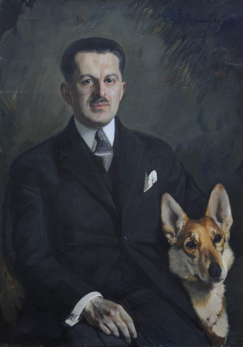 Портрет Н. М. Гефтера, Ivan Grigoryevich Myasoyedov, 1927