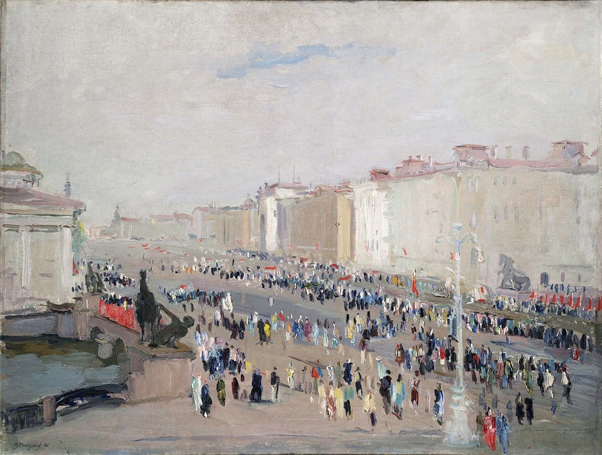 Невский в праздник 9 июля 1945 года, Vyacheslav Pakulin, 1945