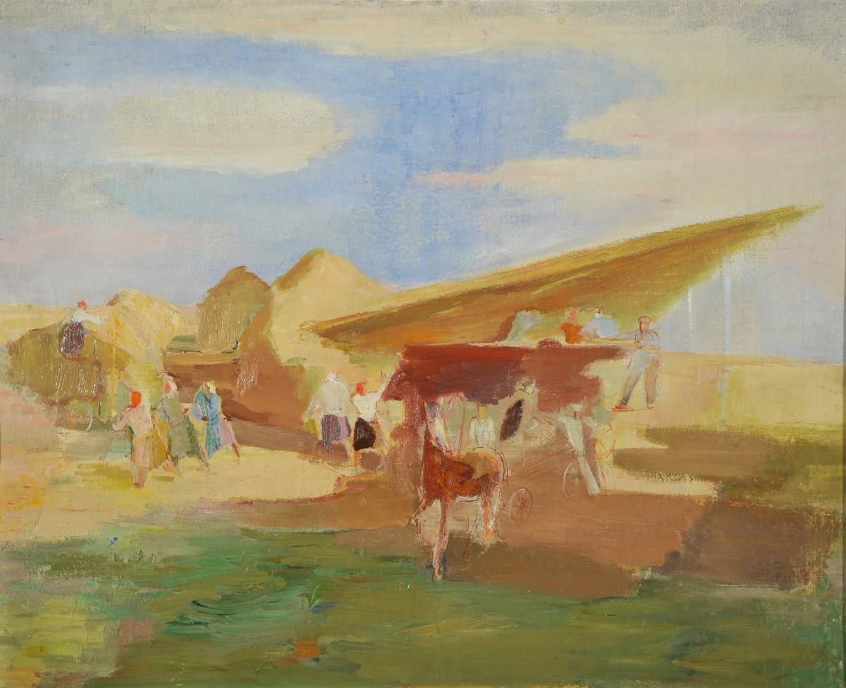 Молотьба, Vyacheslav Pakulin, 1930s