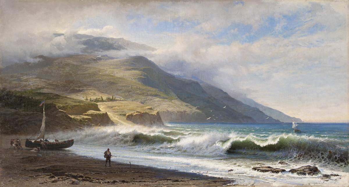 Горы и море, Fyodor Vasilyev, 1872