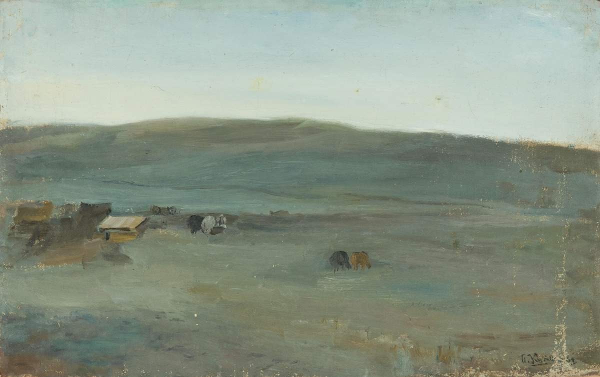 Вечер под Саратовом, Pavel Kuznetsov, 1893