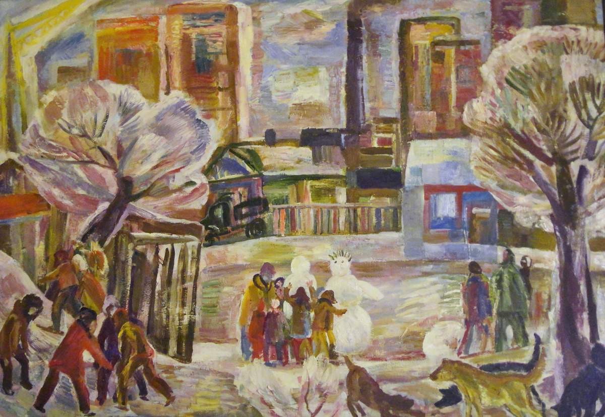 Зимний день в новом районе, Zaven Arshakuni, 1977