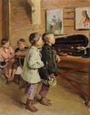 Крестьянские дети (В мастерской художника)