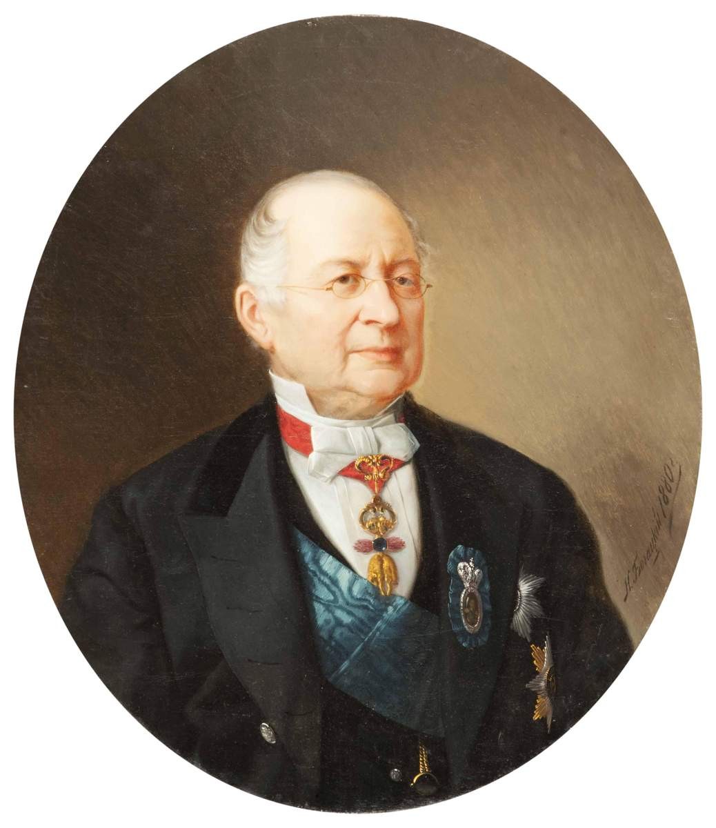 Портрет А. М. Горчакова, Nikolay Timofeyevich Bogatskiy, 1880