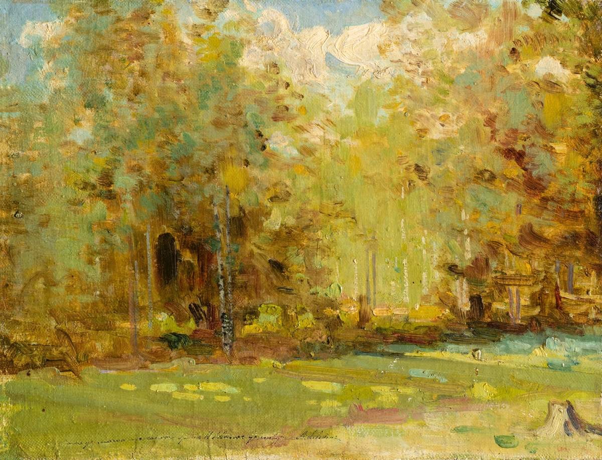 Весенний лес, Isaac Levitan, 1880s