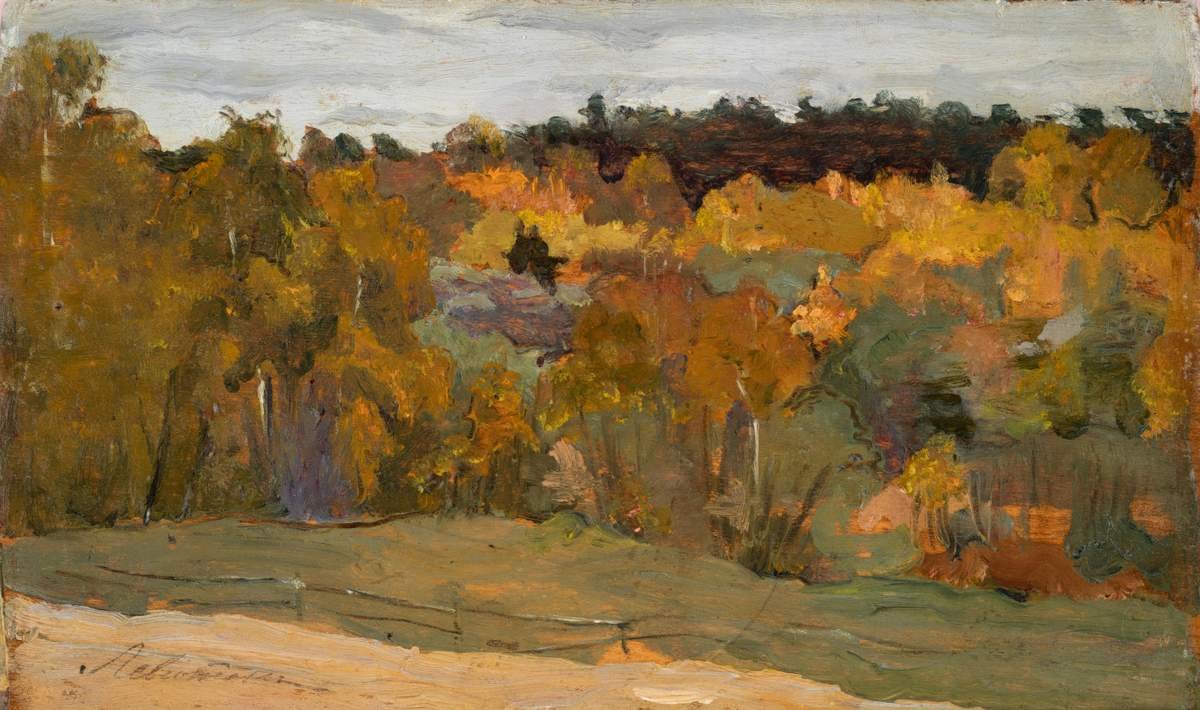 Осенний лес, Isaac Levitan, 1890s
