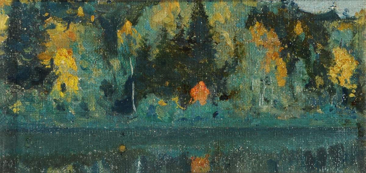Осень, Mikhail Nesterov, 1922