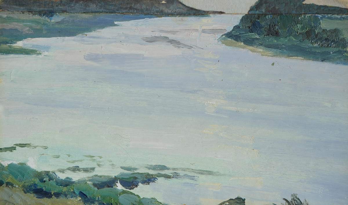 Река, Mikhail Nesterov, 1900s