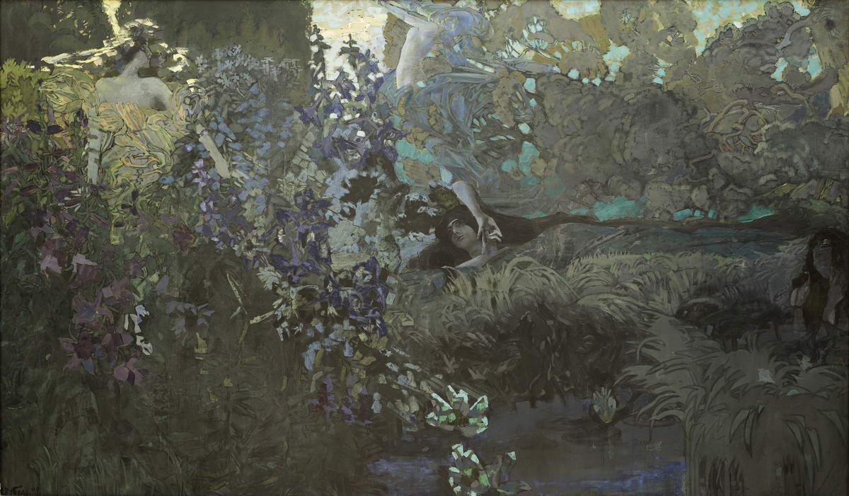 Утро, Mikhail Vrubel, 1897