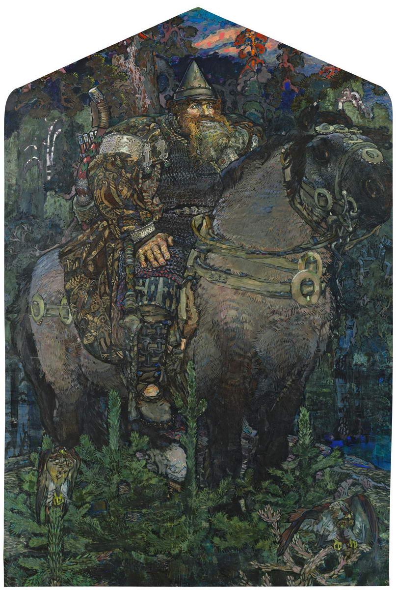 Богатырь, Mikhail Vrubel, 1898–1899