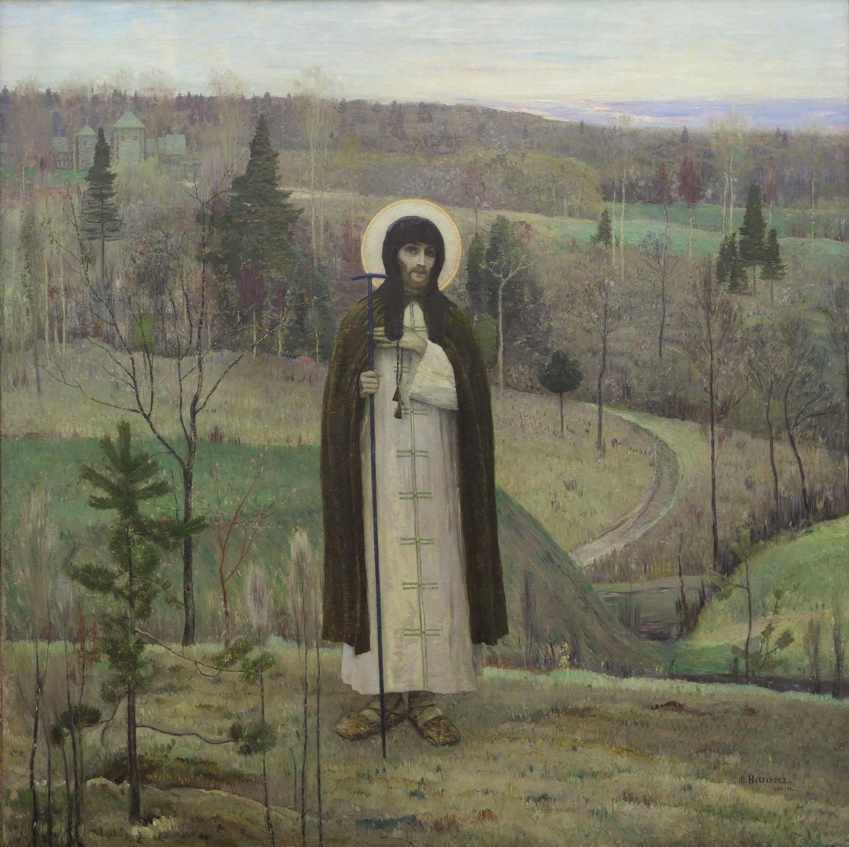 Преподобный Сергий Радонежский, Mikhail Nesterov, 1899