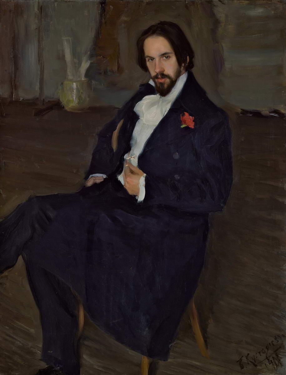 Портрет художника И. Я. Билибина, Boris Kustodiev, 1901