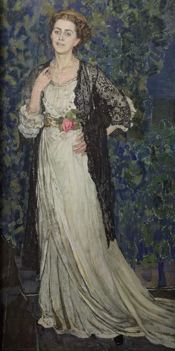 Портрет М. Э. Маковской, Aleksandr Golovin, 1912