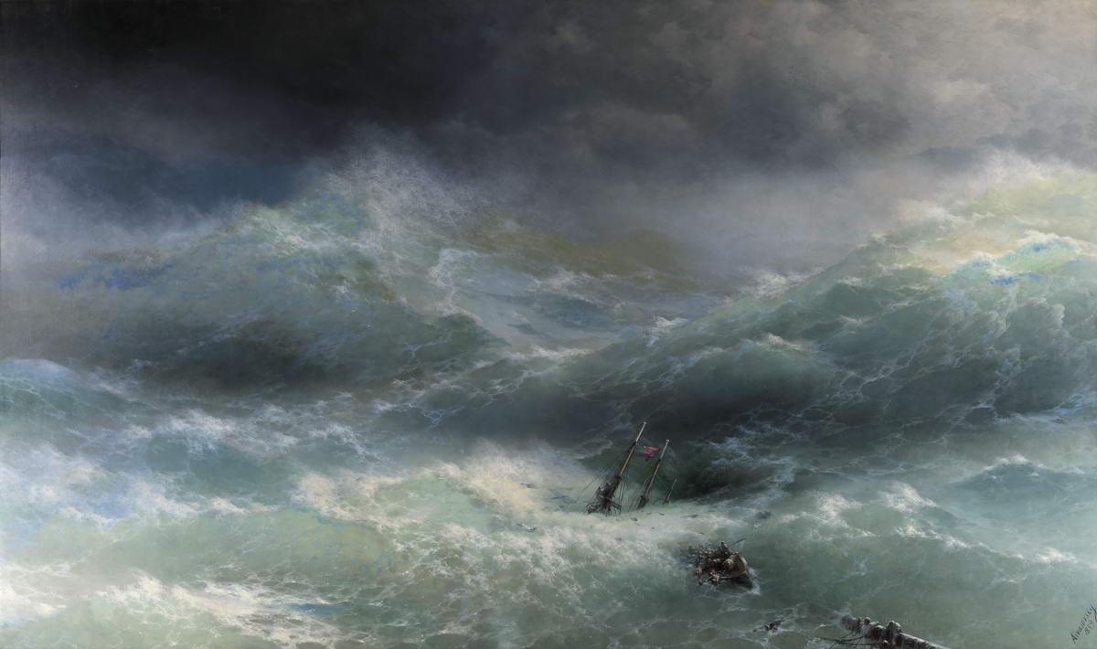 Волна, Ivan Aivazovsky, 1889