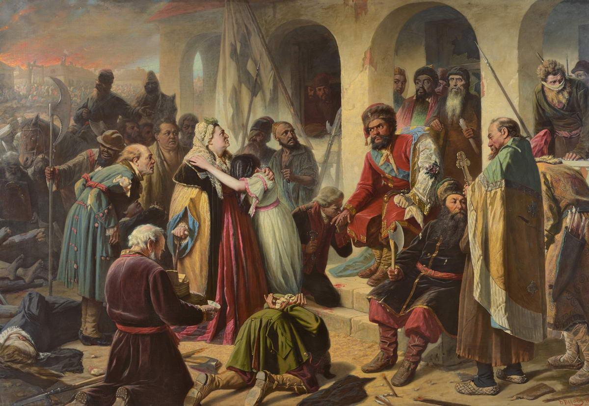 Суд Пугачева, Vasily Perov, 1879