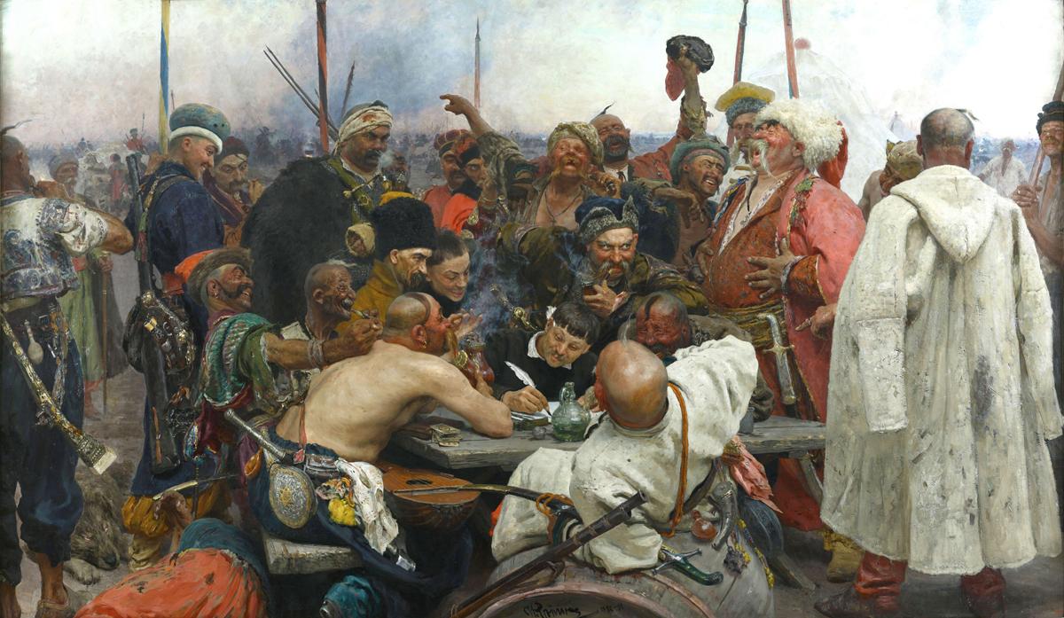 Reply of the Zaporozhian Cossacks, Ilya Repin, 1880–1891