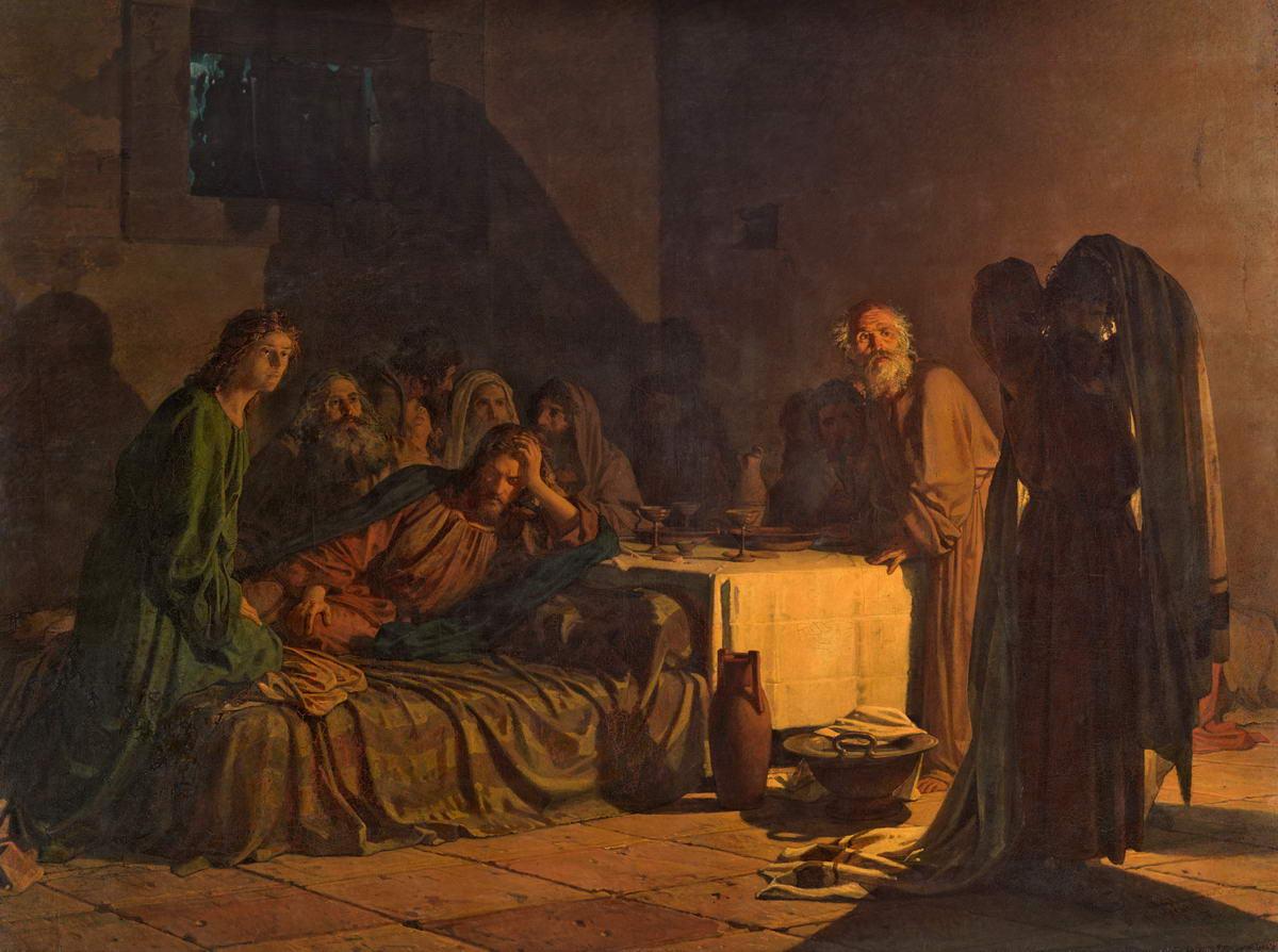 The Last Supper, Nikolai Ge, 1863
