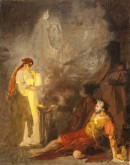 Аэндорская волшебница вызывает тень Самуила (Саул у Аэндорской волшебницы)