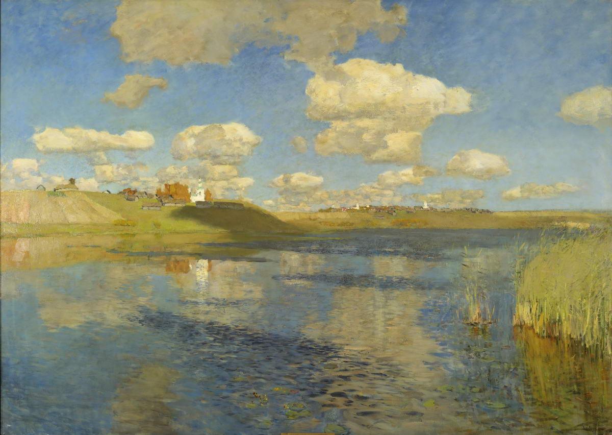 Озеро, Isaac Levitan, 1899–1900