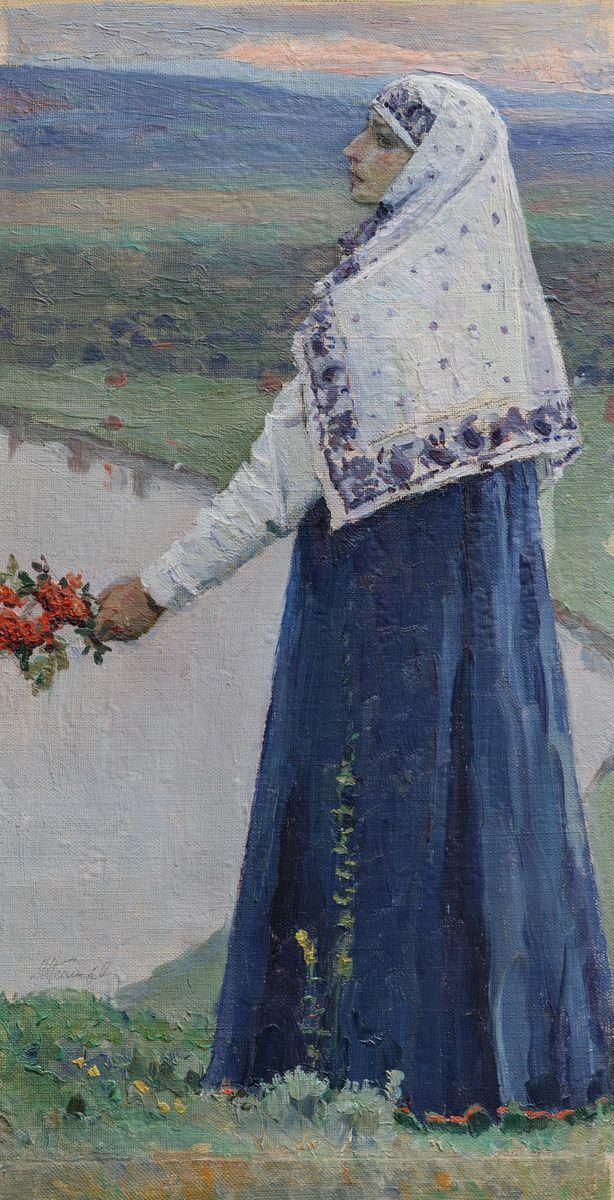 На горах, Mikhail Nesterov, 1896