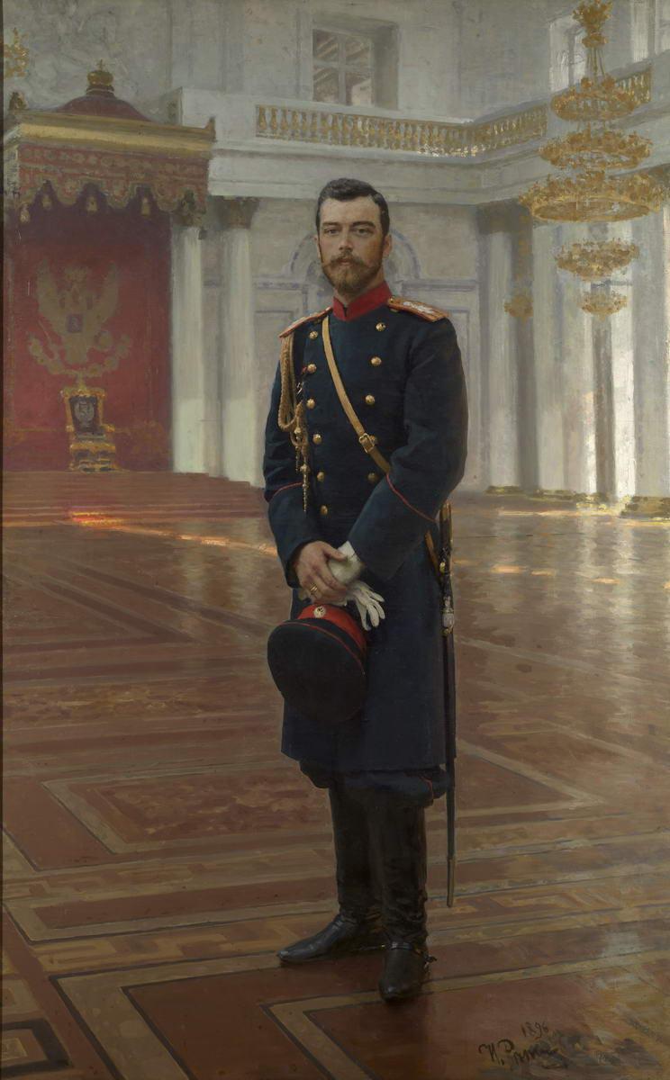 Портрет Николая II (1868–1918), Репин Илья Ефимович, 1896