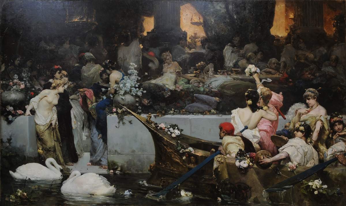 Оргия, Wilhelm Kotarbiński, 1890s