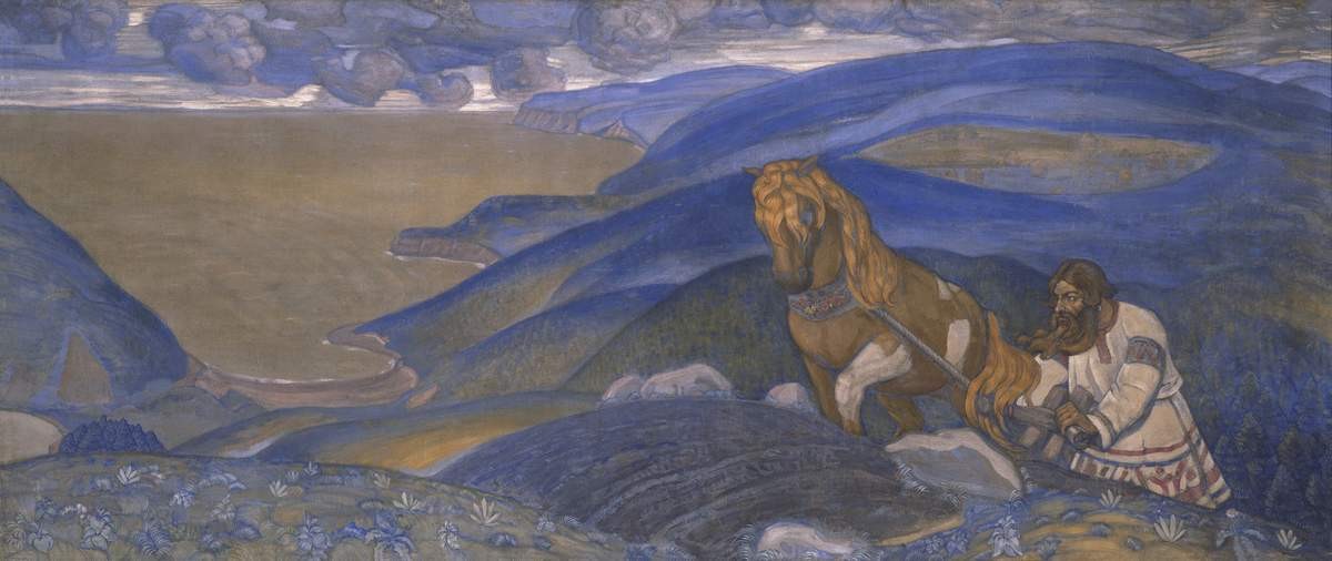 Микула Селянинович, Nicholas Roerich, 1910