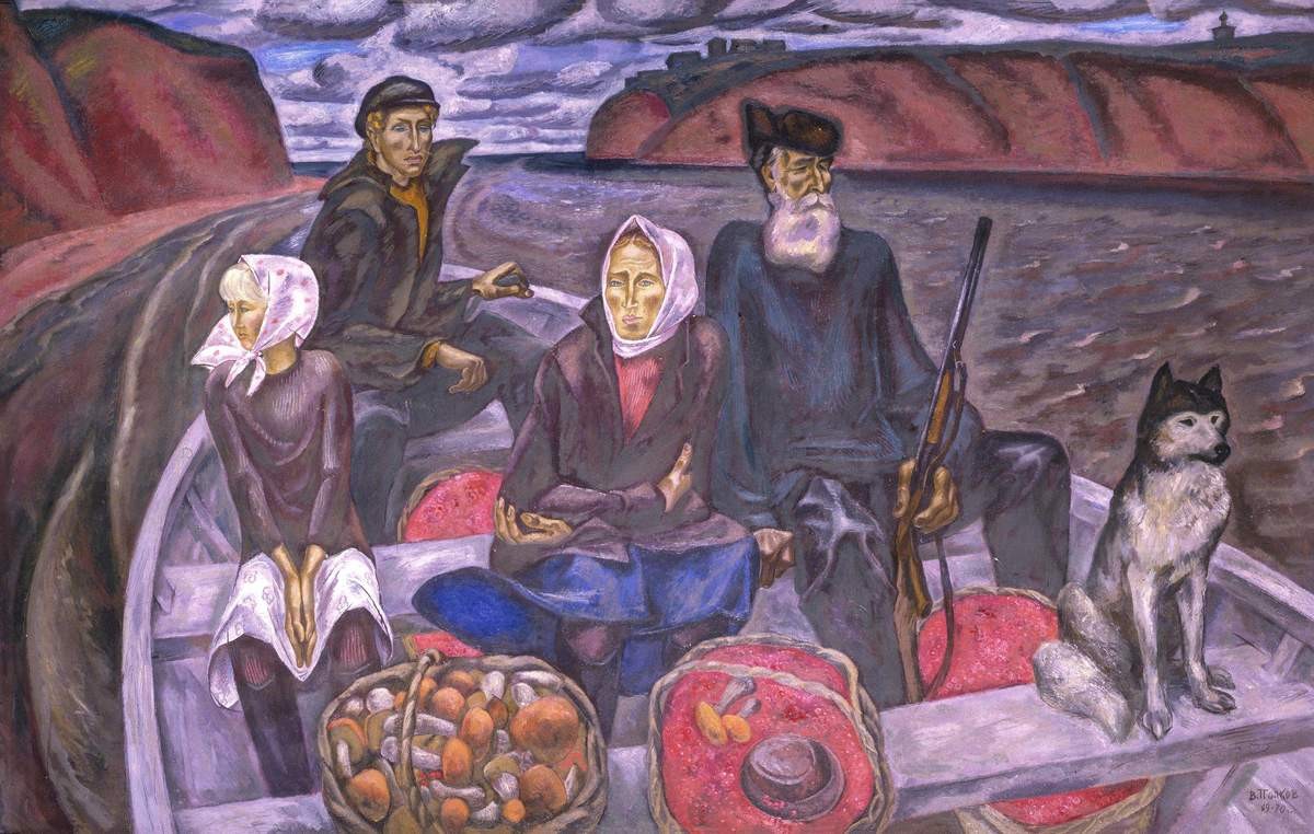 Сентябрь на Мезени, Victor Popkov, 1969–1970