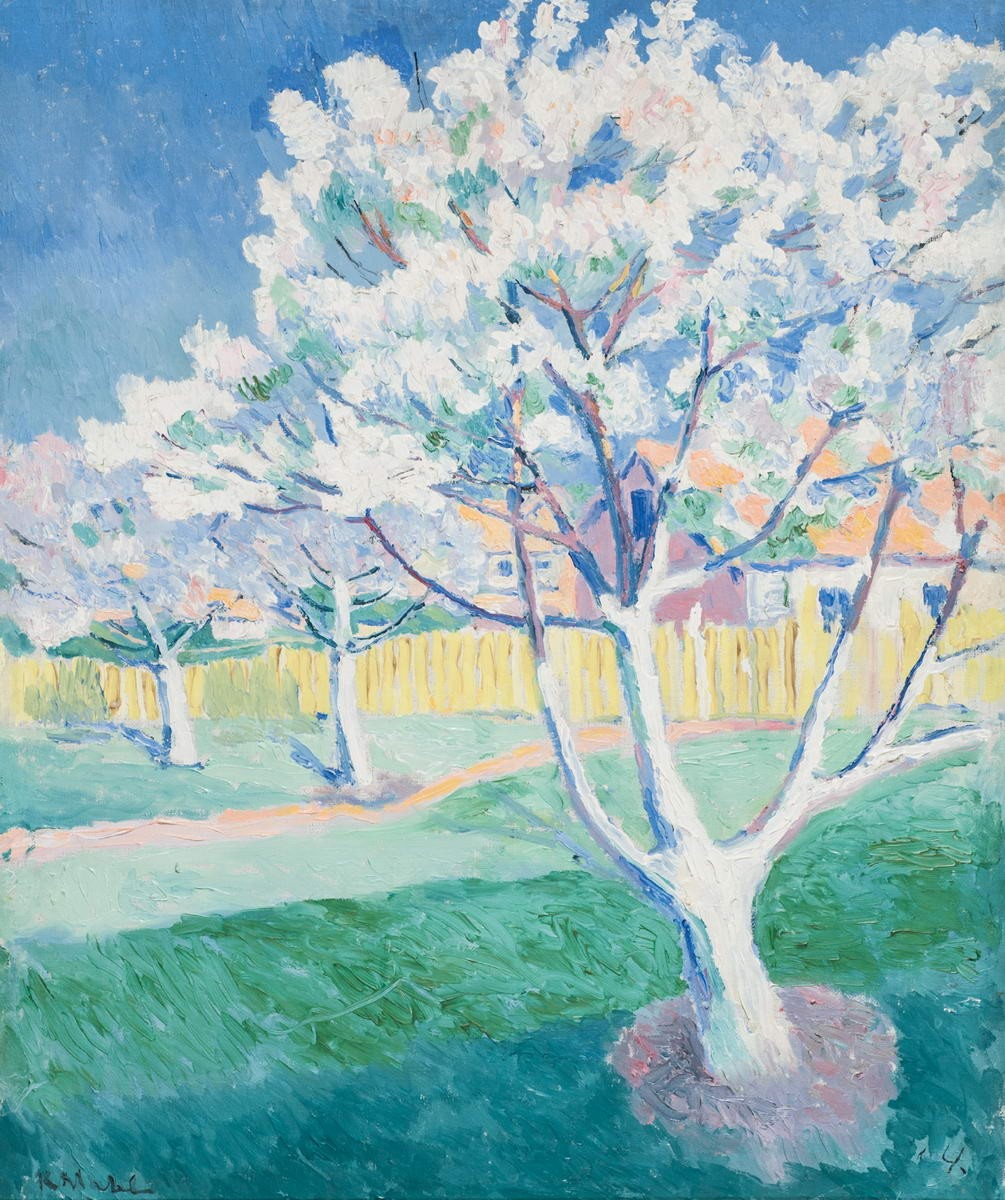 Яблоня в цвету, Kazimir Malevich, c. 1930