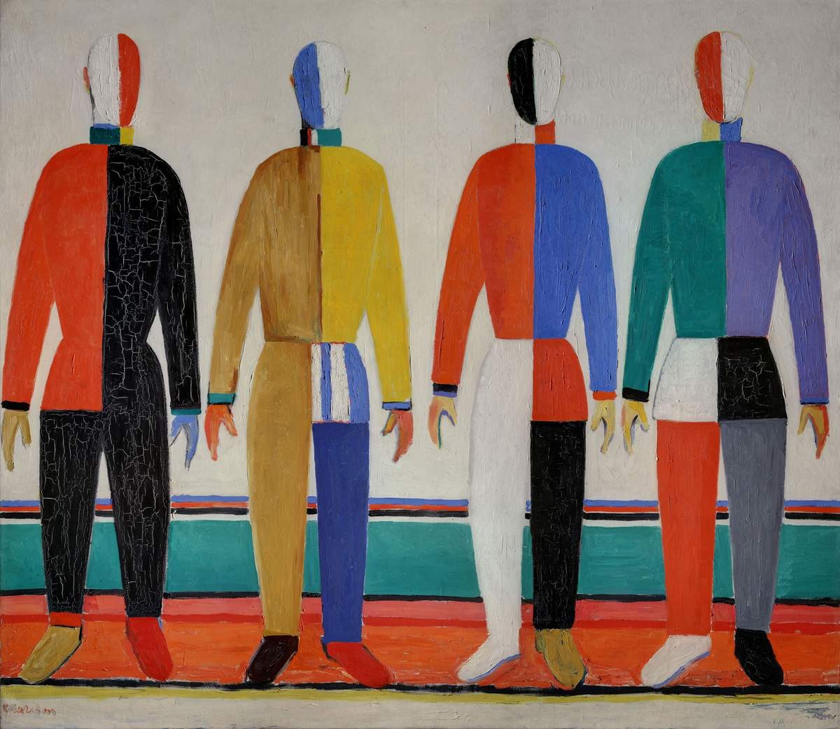 Спортсмены, Kazimir Malevich, 1928–1932