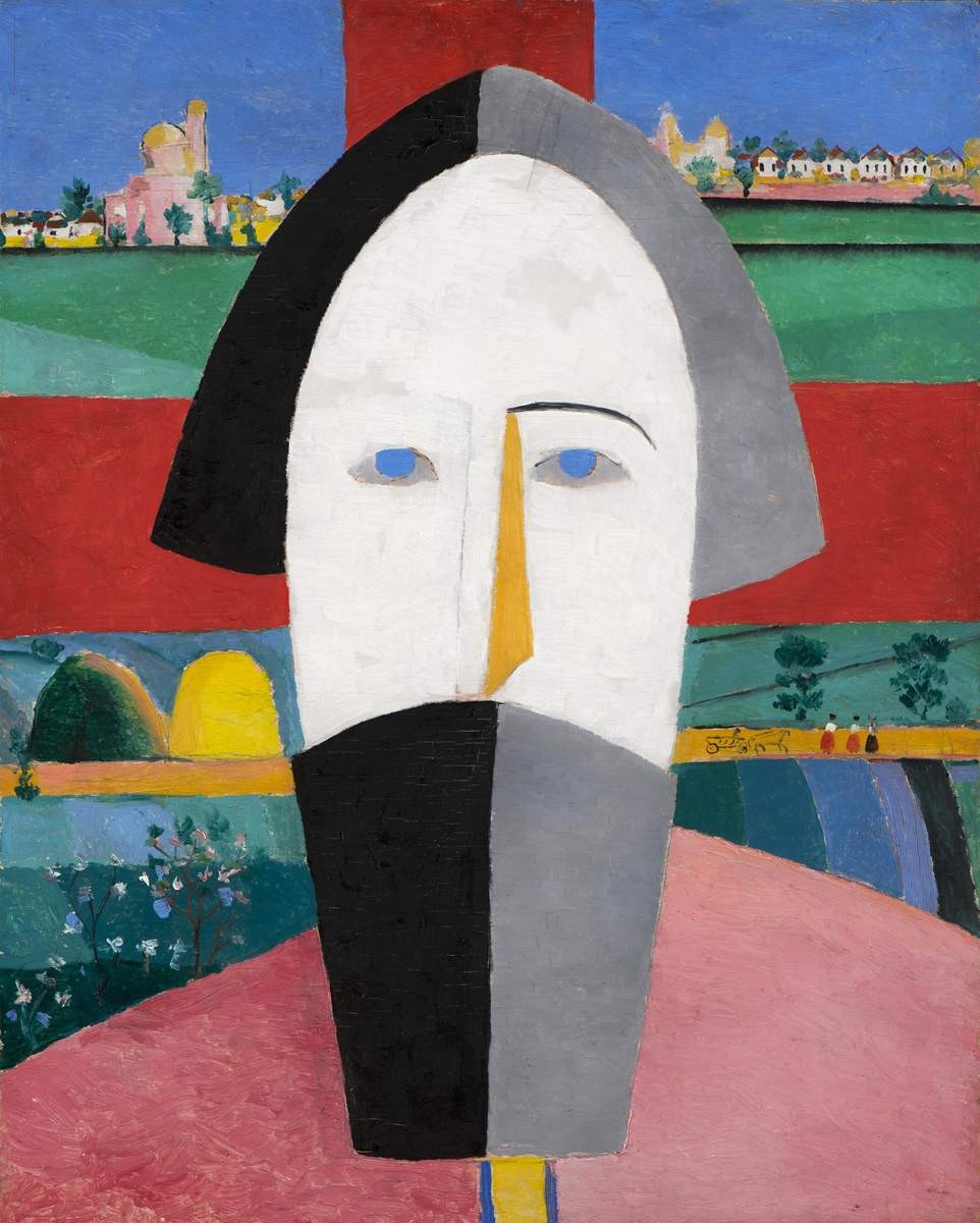 Голова крестьянина, Kazimir Malevich, 1928-1929