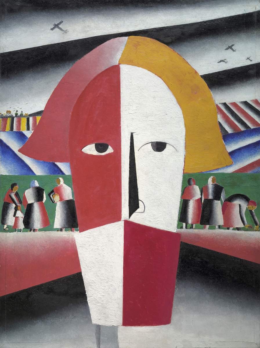 Голова крестьянина, Kazimir Malevich, 1928–1929