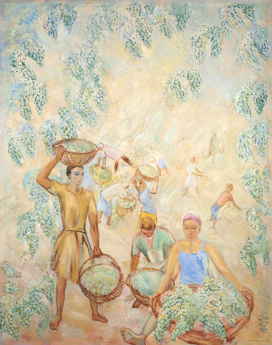 Сбор винограда, Pavel Kuznetsov, 1928