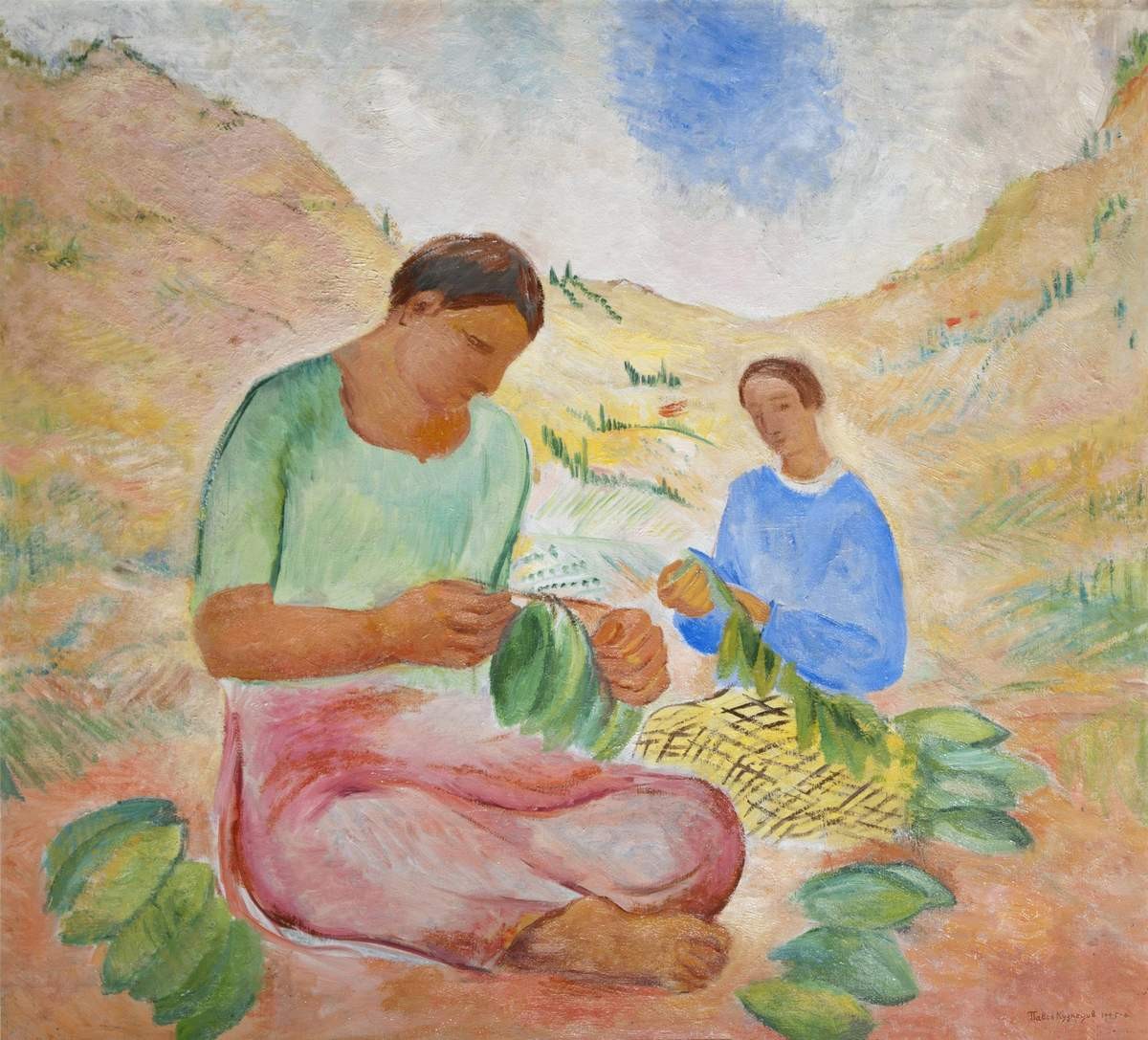 Табачницы, Pavel Kuznetsov, 1925-1926