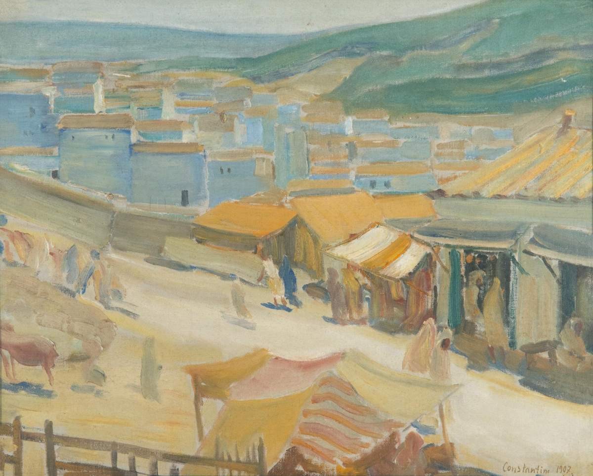 Город Константина. Алжир, Kuzma Petrov-Vodkin, 1907